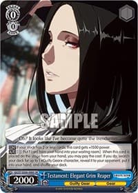 Testament: Elegant Grim Reaper (SR) - Guilty Gear -Strive- - Weiss Schwarz card