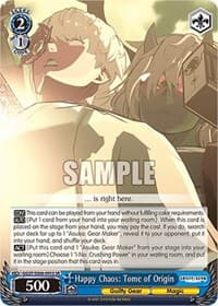 Happy Chaos: Tome of Origin (SR) - Guilty Gear -Strive- - Weiss Schwarz card
