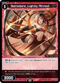 Samidare, Lightly Armed - Super Diva Deck: Double Heroines - WIXOSS card