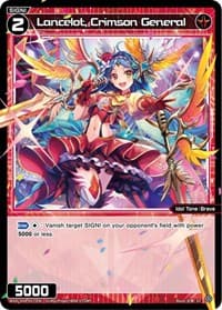 Lancelot, Crimson General - Super Diva Deck: Double Heroines - WIXOSS card