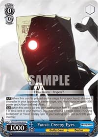 Faust: Creepy Eyes - Guilty Gear -Strive- - Weiss Schwarz card