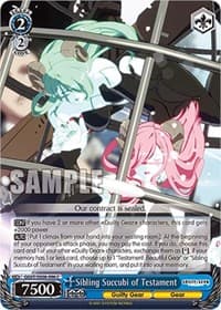 Sibling Succubi of Testament - Guilty Gear -Strive- - Weiss Schwarz card