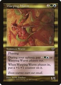 Warping Wurm - Mirage - Magic: The Gathering card