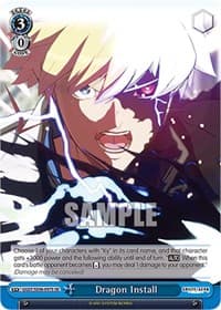 Dragon Install (SR) - Guilty Gear -Strive- - Weiss Schwarz card