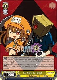 SD May & Faust (Foil) - Guilty Gear -Strive- - Weiss Schwarz card
