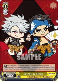 SD Anji & Chipp (Foil) - Guilty Gear -Strive- - Weiss Schwarz card