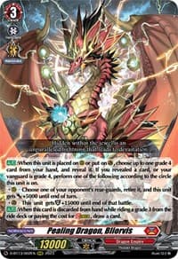Pealing Dragon, Bliorvis - D-BT13: Flight of Chakrabarthi - Cardfight Vanguard card