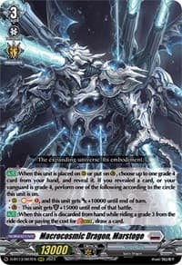 Macrocosmic Dragon, Marstoge - D-BT13: Flight of Chakrabarthi - Cardfight Vanguard card