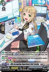Blitz Accounting Department Staff, Berjina - D-BT13: Flight of Chakrabarthi - Cardfight Vanguard card