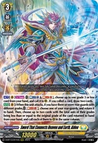 Sword That Connects Heaven and Earth, Alden - D-BT13: Flight of Chakrabarthi - Cardfight Vanguard card