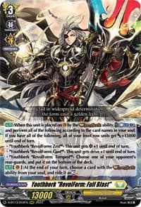Youthberk "RevolForm: Full Blast" - D-BT13: Flight of Chakrabarthi - Cardfight Vanguard card