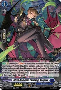 Wise Demonic Lordling, Varpula - D-BT13: Flight of Chakrabarthi - Cardfight Vanguard card