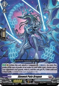 Skewed Pain Dragon - D-BT13: Flight of Chakrabarthi - Cardfight Vanguard card