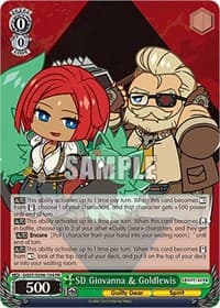 SD Giovanna & Goldlewis - Guilty Gear -Strive- - Weiss Schwarz card