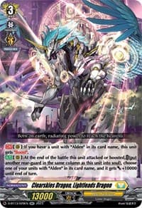 Clearskies Dragon, Lightleads Dragon - D-BT13: Flight of Chakrabarthi - Cardfight Vanguard card
