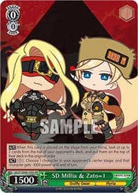 SD Millia & Zato=1 (Foil) - Guilty Gear -Strive- - Weiss Schwarz card