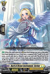 Bard of Brave Instrument, Corino - D-BT13: Flight of Chakrabarthi - Cardfight Vanguard card