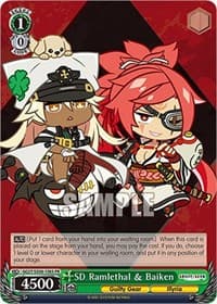 SD Ramlethal & Baiken (Foil) - Guilty Gear -Strive- - Weiss Schwarz card