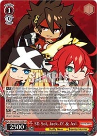 SD Sol, Jack-O' & Axl (Foil) - Guilty Gear -Strive- - Weiss Schwarz card