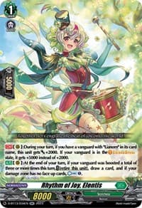 Rhythm of Joy, Elentis - D-BT13: Flight of Chakrabarthi - Cardfight Vanguard card