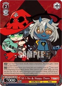SD I-No & Happy Chaos - Guilty Gear -Strive- - Weiss Schwarz card