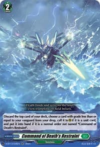 Command of Death's Restraint - D-BT13: Flight of Chakrabarthi - Cardfight Vanguard card