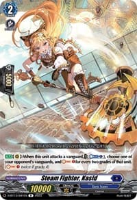 Steam Fighter, Kasid - D-BT13: Flight of Chakrabarthi - Cardfight Vanguard card