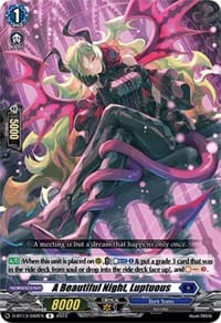 A Beautiful Night, Luptuous - D-BT13: Flight of Chakrabarthi - Cardfight Vanguard card