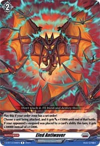 Eled Antiwaver - D-BT13: Flight of Chakrabarthi - Cardfight Vanguard card