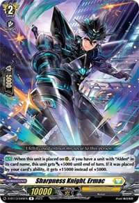 Sharpness Knight, Ermac - D-BT13: Flight of Chakrabarthi - Cardfight Vanguard card
