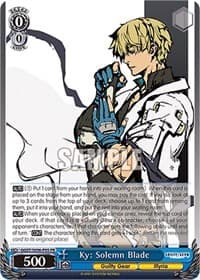 Ky: Solemn Blade - Guilty Gear -Strive- - Weiss Schwarz card