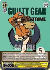 May: Anchor of the Crew - Guilty Gear -Strive- - Weiss Schwarz card