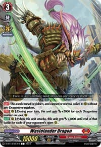 Wastelander Dragon - D-BT13: Flight of Chakrabarthi - Cardfight Vanguard card