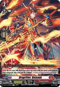 Dragritter, Qataada - D-BT13: Flight of Chakrabarthi - Cardfight Vanguard card