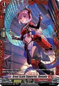 Great Scale Supporter, Rovania (FR) - D-BT13: Flight of Chakrabarthi - Cardfight Vanguard card