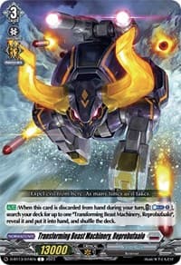 Transforming Beast Machinery, Reprobufaalo - D-BT13: Flight of Chakrabarthi - Cardfight Vanguard card