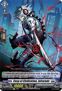 Cusp of Civilization, Infrareds - D-BT13: Flight of Chakrabarthi - Cardfight Vanguard card