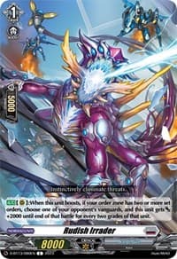 Rudish Irrader - D-BT13: Flight of Chakrabarthi - Cardfight Vanguard card