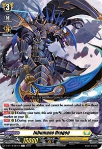 Inhumane Dragon - D-BT13: Flight of Chakrabarthi - Cardfight Vanguard card