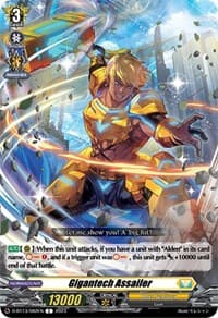 Gigantech Assailer - D-BT13: Flight of Chakrabarthi - Cardfight Vanguard card
