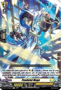 Pendulul Mage - D-BT13: Flight of Chakrabarthi - Cardfight Vanguard card