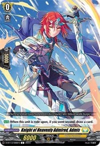 Knight of Heavenly Admired, Admis - D-BT13: Flight of Chakrabarthi - Cardfight Vanguard card