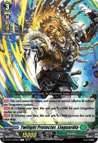 Twilight Protector, Lioguardia - D-BT13: Flight of Chakrabarthi - Cardfight Vanguard card