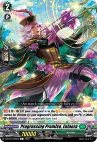 Progressing Promise, Enlaeza - D-BT13: Flight of Chakrabarthi - Cardfight Vanguard card