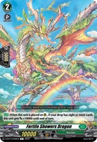 Fertile Showers Dragon - D-BT13: Flight of Chakrabarthi - Cardfight Vanguard card