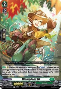 Miningdeep Elf - D-BT13: Flight of Chakrabarthi - Cardfight Vanguard card