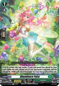 Abundance Fairy - D-BT13: Flight of Chakrabarthi - Cardfight Vanguard card