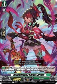 Witherflower Knight, Arleth - D-BT13: Flight of Chakrabarthi - Cardfight Vanguard card