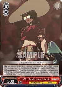 I-No: Malicious Intent (RRR) - Guilty Gear -Strive- - Weiss Schwarz card