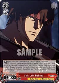 Sol: Left Behind - Guilty Gear -Strive- - Weiss Schwarz card